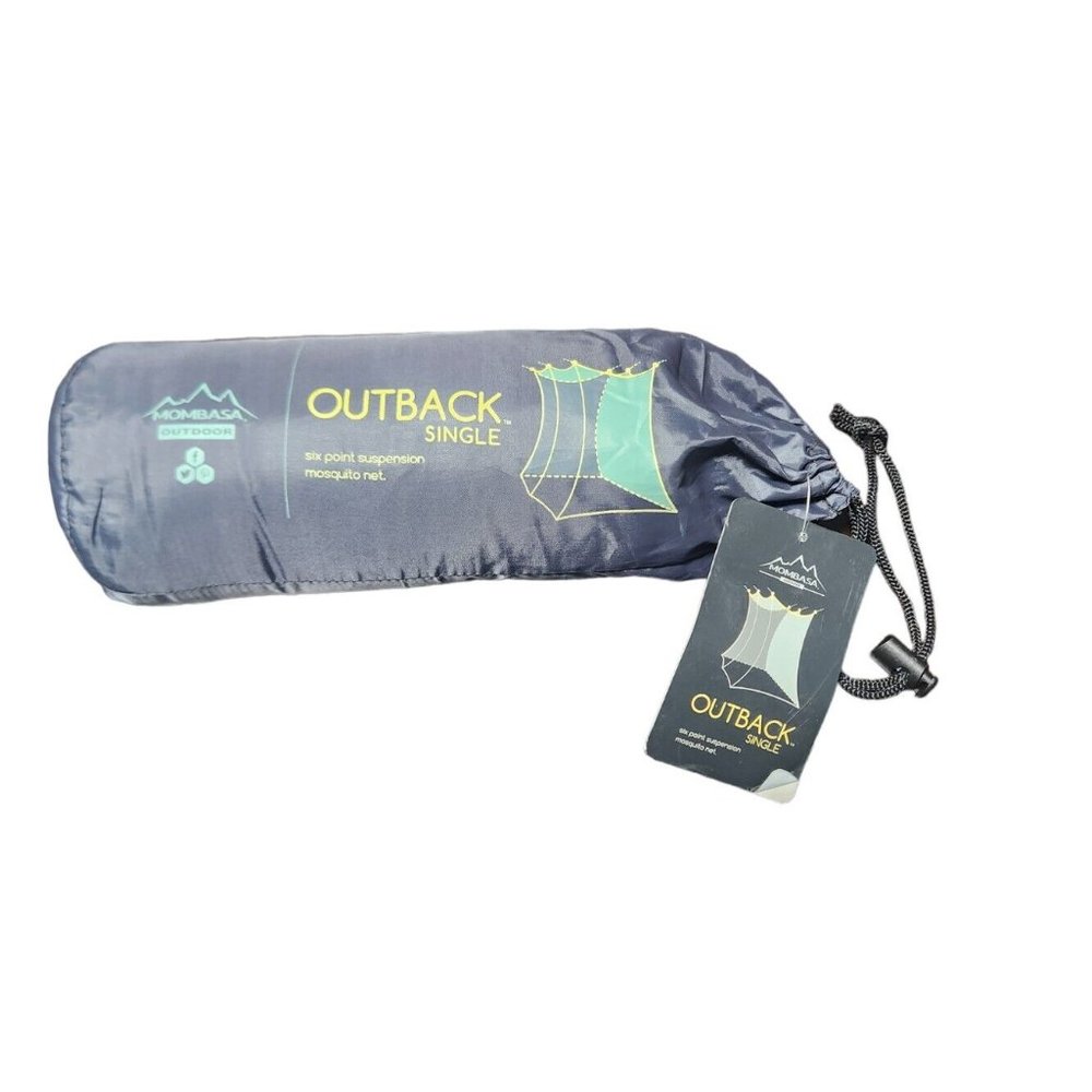Mombasa Outback Travel Net Single Six Point Suspension Mosquito Net Mesh Camp